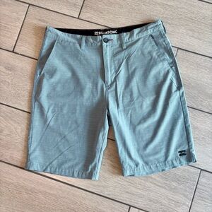 Billabong Gray Hybrid Shorts Modern Design Quick-Dry